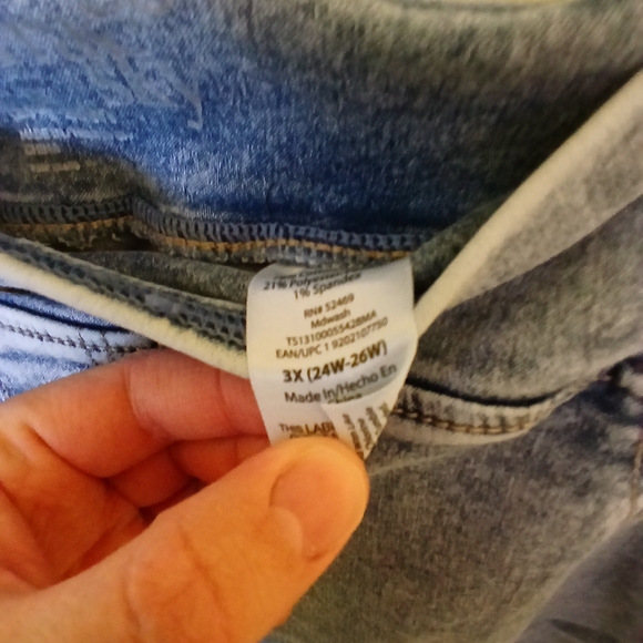 Women's Blue Denim Jeans - Picture 3 of 10